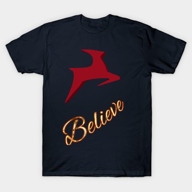 Believe T-Shirt by Courtney's Creations